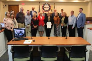 The Board of Commissioners Proclaimed October 23rd - 27th as Economic Development Week in Carroll County.