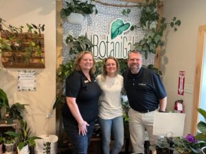 Hannah Berisford at BotaniGal, LLC in Sykesville welcome Stan & Denise.