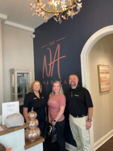 Lauren Corsiglia at The Natural Aesthetic Medspa poses with Denise & Stan.