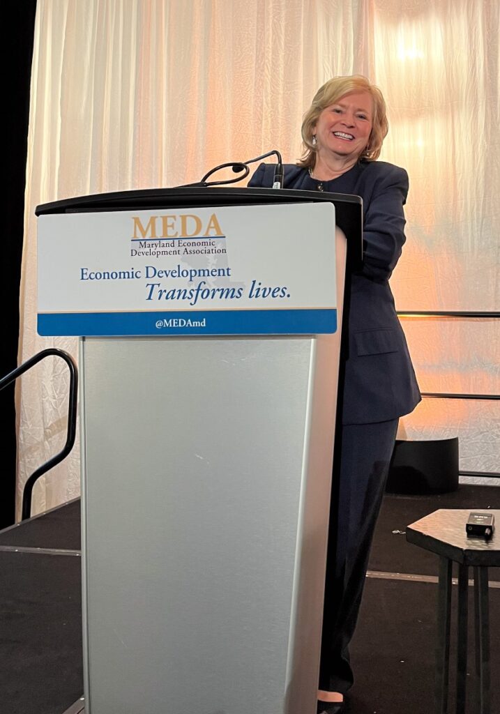 Image of Denise Beaver at MEDA conference