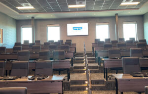 Image of a training classroom at Evapco.