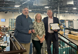 Image of Rick Troutman and Dave Tracey from Ridge with their Pillar Award.