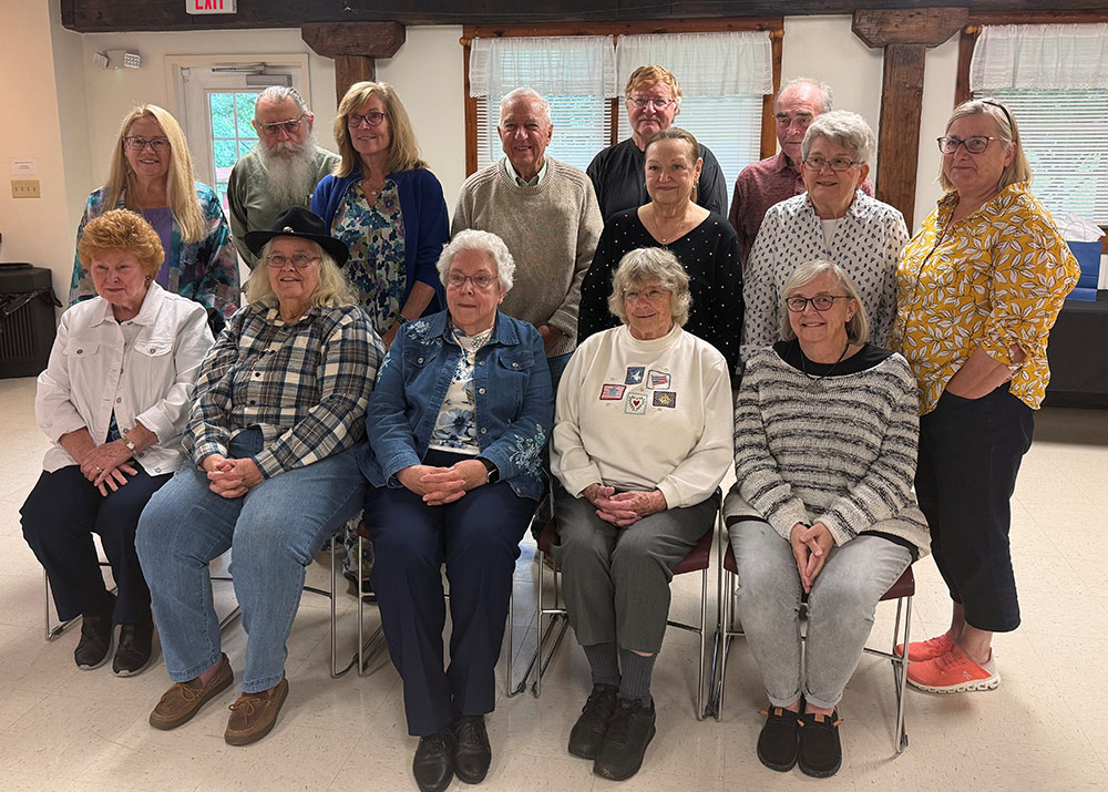 Image of a group of farm museum volunteers that were recently recognized