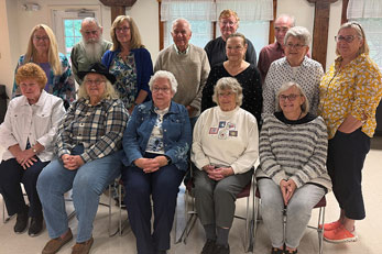 Image of a group of volunteers recently recognized