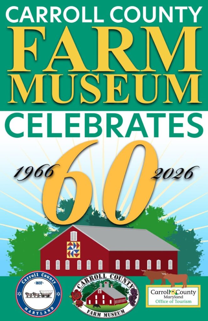Image of the 60th Anniversary poster for the Farm Museum