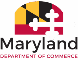 Image of Maryland Department of Commerce logo.